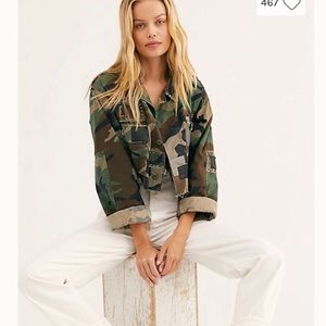 Upcycled Military Jacket